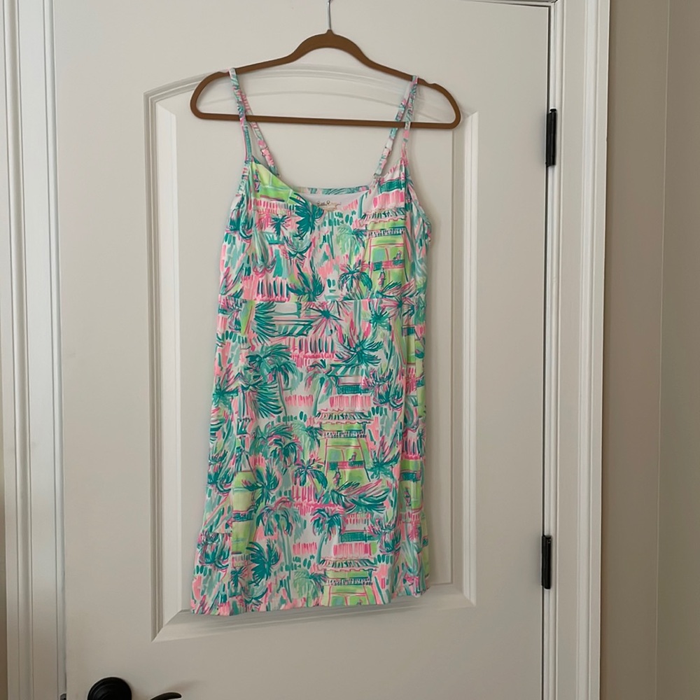 Pre Owned Lilly Pulitzer Luxletic Tennis Dress with removable pads.